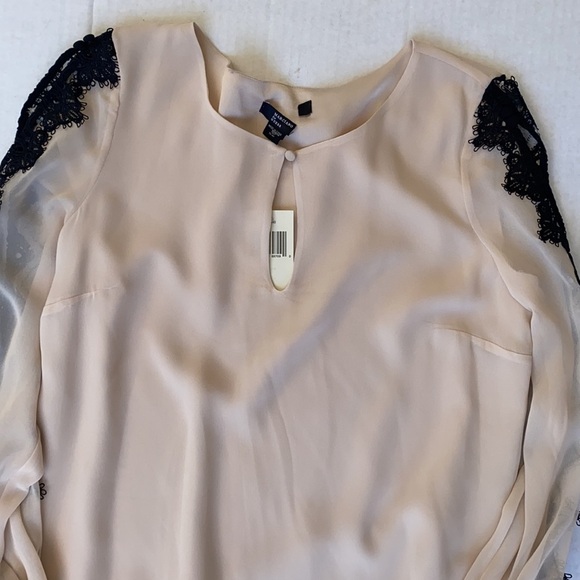 GUESS BY MARCIANO Perry Lace-Trim Shift Dress SZ S - Picture 9 of 12